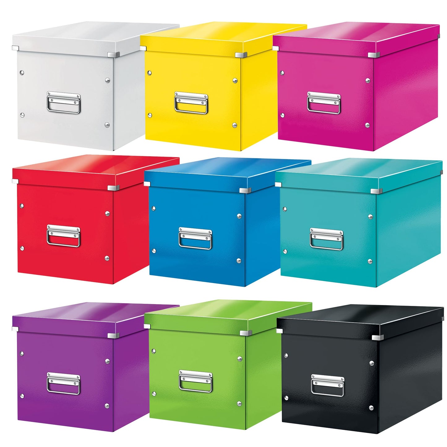 Leitz 61080062 Large Storage Cube, Purple, Click and Store Range, 61080064