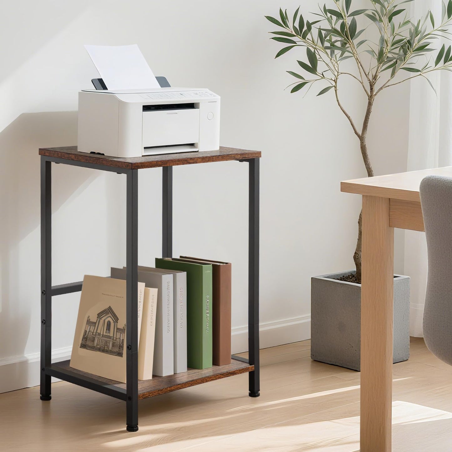 AMHANCIBLE Side Tables Set of 2, Bedside Tables, Coffee Table living room