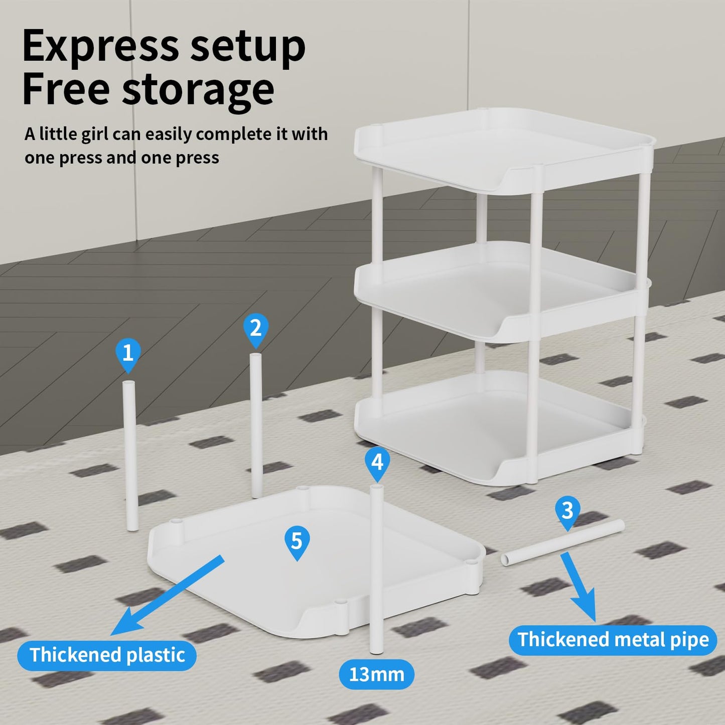 Altdnmaf 8 tier Narrow Shoe Storage Rack, Compact Single Shoerack Stand for Slim Space, Stackable Tall Thin Show Tower, Solid Plastic Shelves