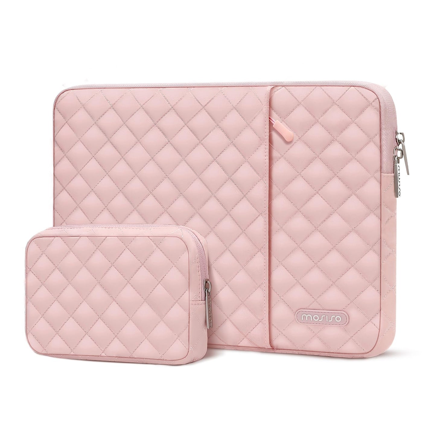 MOSISO Laptop Case 13.3 inch, 13-13.3 inch Laptop Sleeve Compatible with MacBook Air/Pro 13 / Pro 14, HP Dell Acer ASUS Lenovo,Square Quilted Vertical