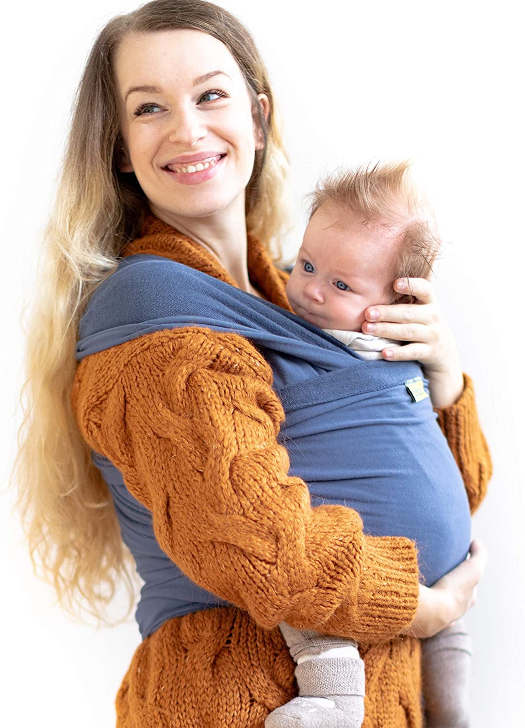 Boba Baby Sling Wrap Newborn - Original Baby Sling Carrier for Newborns and Infants up to 35lbs - Hands-Free Baby Wrap Carrier - Stretchy Baby Wrap
