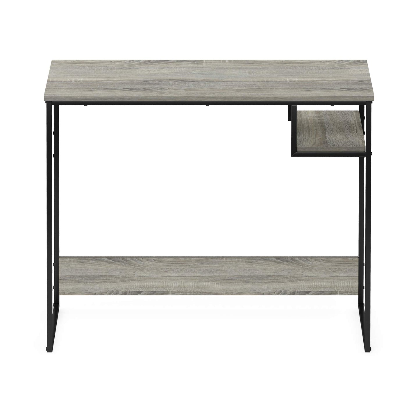 Furinno Moretti Modern Lifestyle Study Desk, Computer Desk, 90 cm (W), French Oak Grey