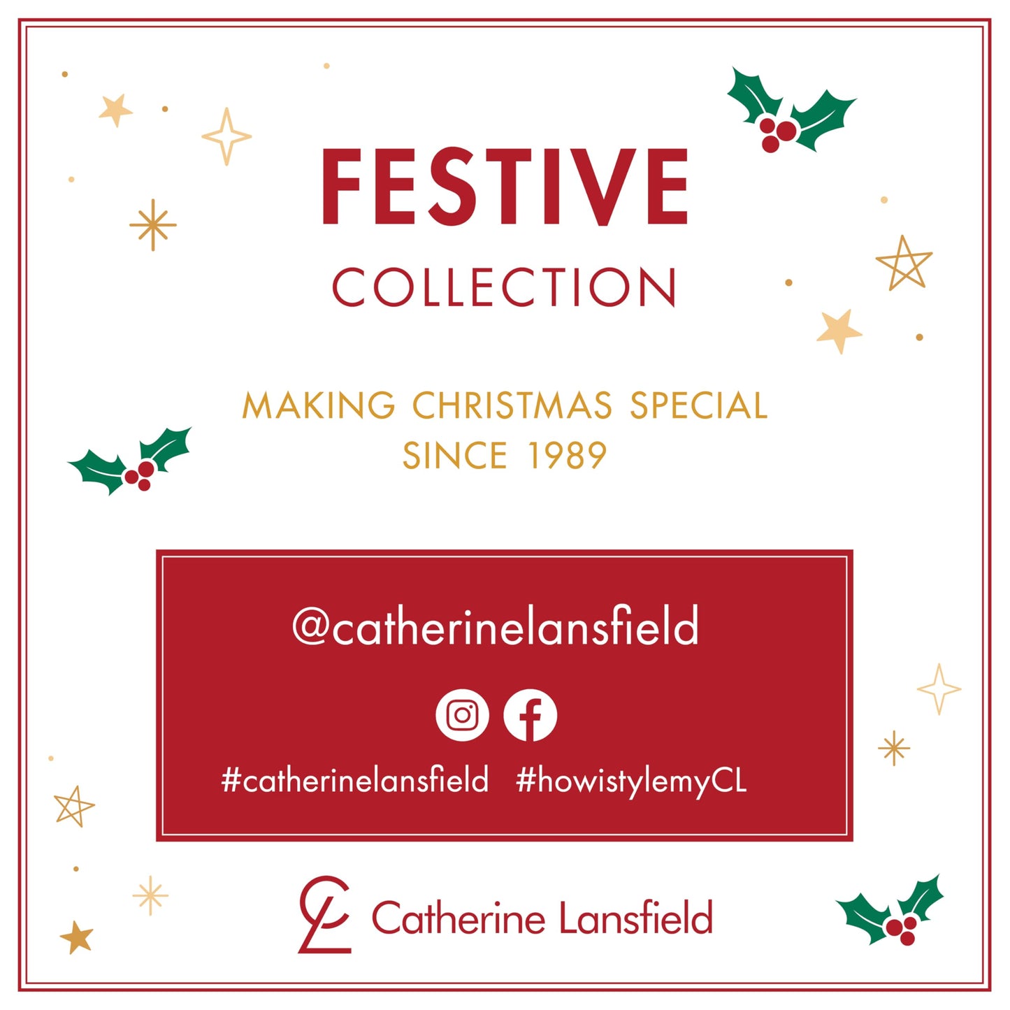 Catherine Lansfield Christmas Town Cotton 50x75cm Kitchen Tea Towel Pack of 4 Natural