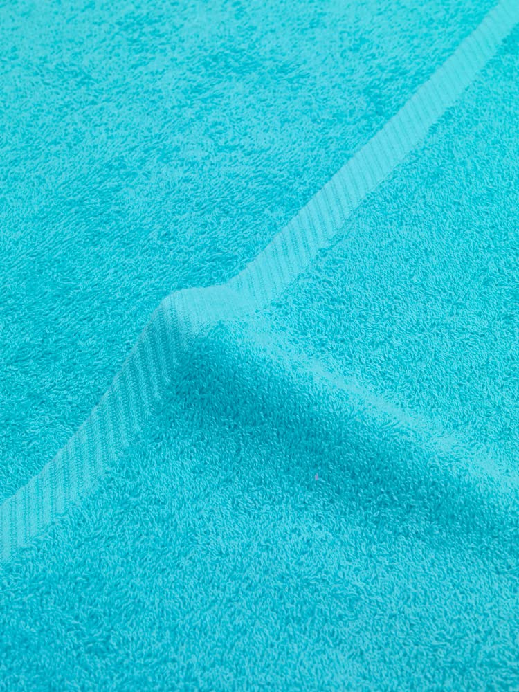 Top Towel - Plus - Bath Towels - 4 Face Towels or Bidet - 30x50cm - 100% Cotton - Aguamar