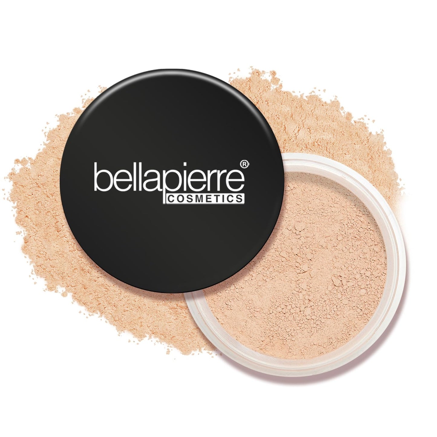 Bellapierre Loose Mineral Foundation SPF 15 ? Pure Powder Base, Full Coverage Mineral Makeup, Matte Finishing & Setting, Lightweight, Talc-Free &