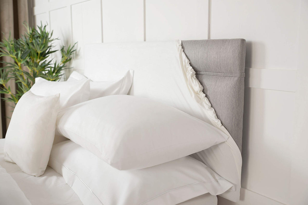 Belledorm Headboard Wrap White, Super King