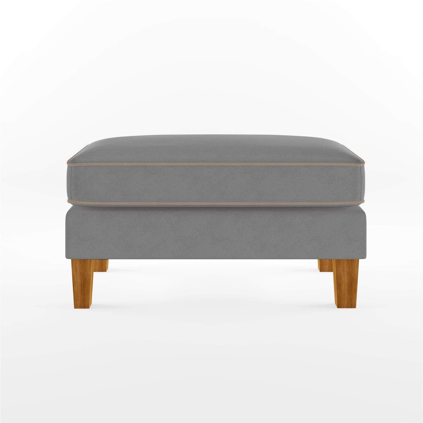 Novogratz Bowen Pouf Grey