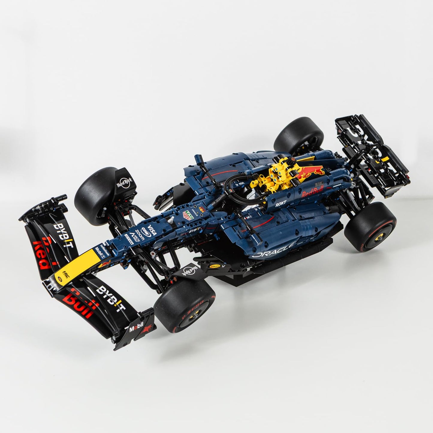 Brickify Display Stand Compatible with Technic Red Bull F1 42206 – Premium Shelf Stand for Formula 1 Race Car Models