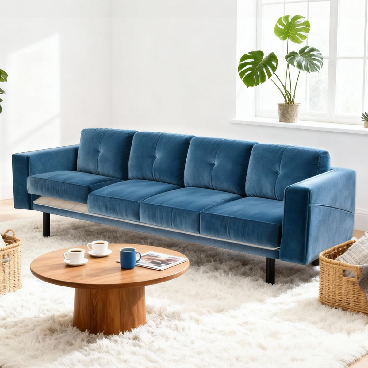 VERONLY Couch Cushion Support for Sagging Seat - 60x205CM Wooden Sofa Support Strengthener Boards for Extra Large 3 Seater