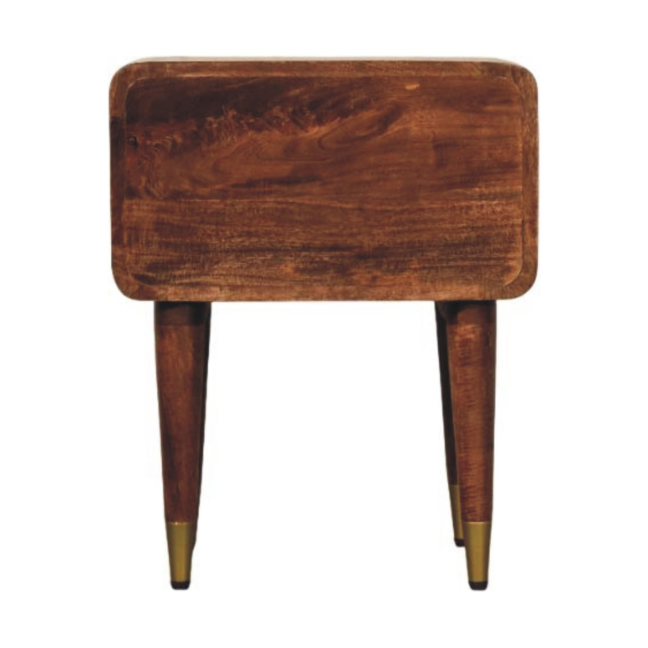 Artisan Furniture Solid Wood Astor 2-Drawer Nightstand, Brown