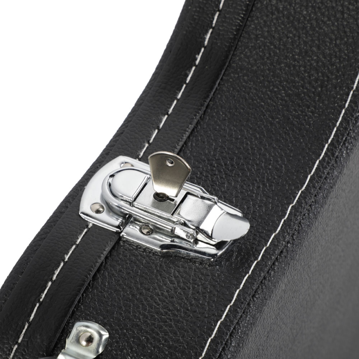 【Replace 2484535】ST High Grade Electric Guitar Hard Case Microgroove Flat Surface Straight Flange Black