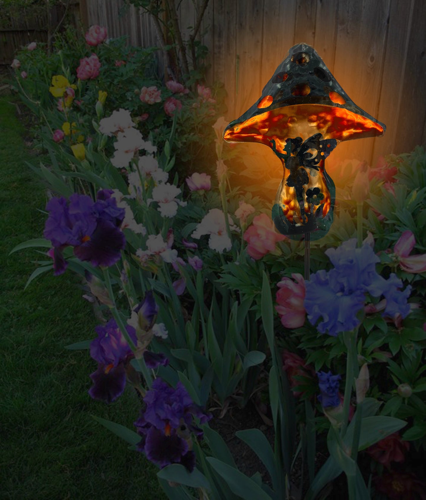 Solar Fairy in a Mushroom