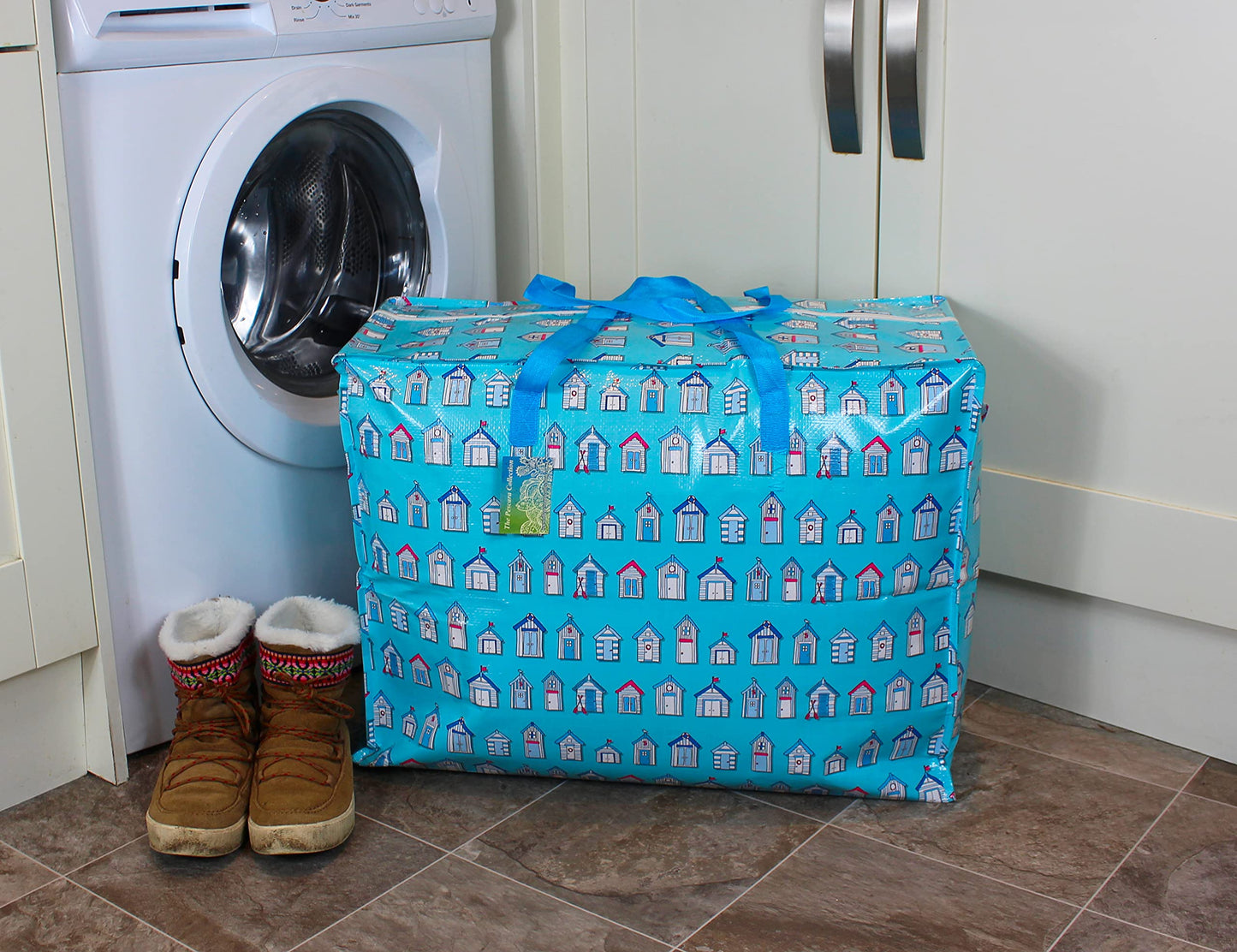 Extra Large Storage Bags, 65 ltr, Blue Beach huts
