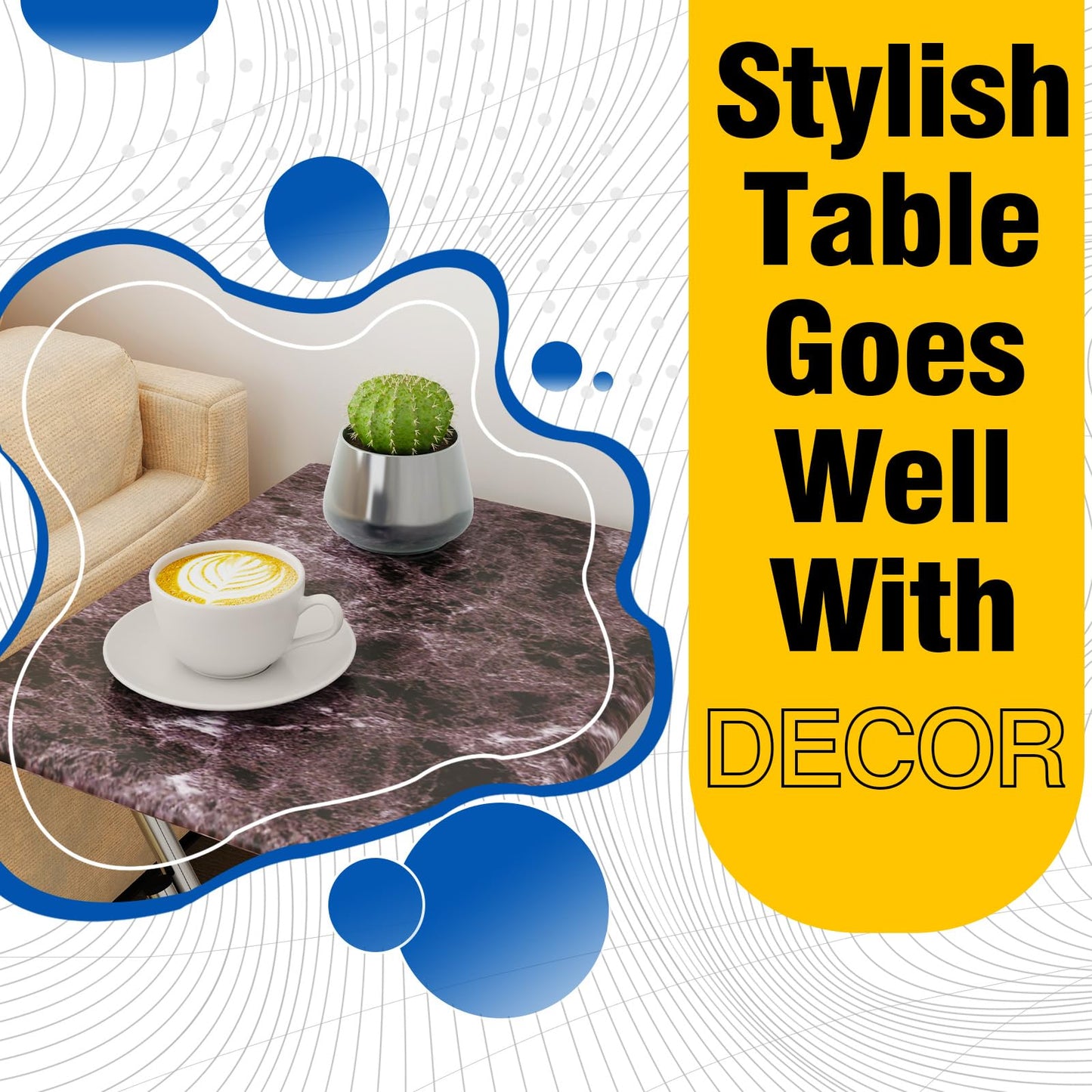Small Folding Table 2 Set, Side Folding Coffee Table, TV Snack Tray Tables, Sofa Laptop Desk, Outdoor Camping Tables, EndTable, SofaTable
