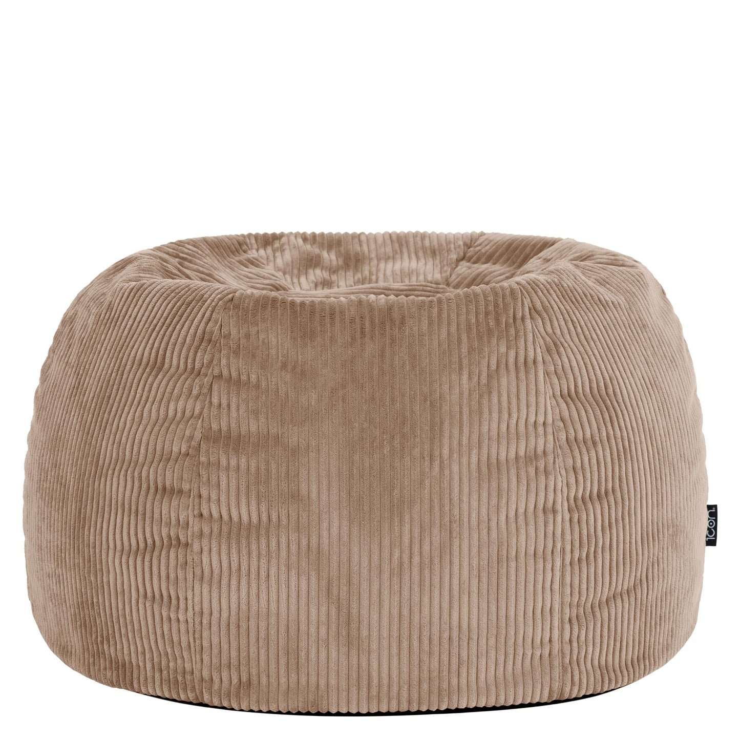 icon Kingston Cord Bean Bag with Filling Included, Brown