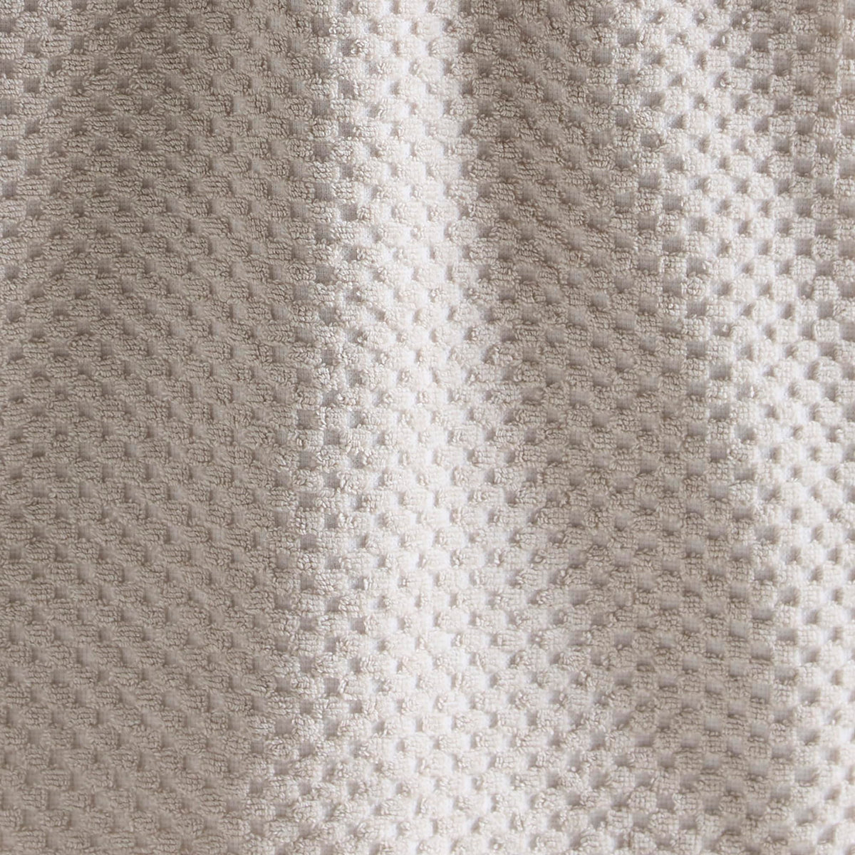Dreams & Drapes Popcorn Check Hand Towel Natural – Soft Absorbent 100% Cotton Jacquard Check Bathroom Towel, Quick‑Dry
