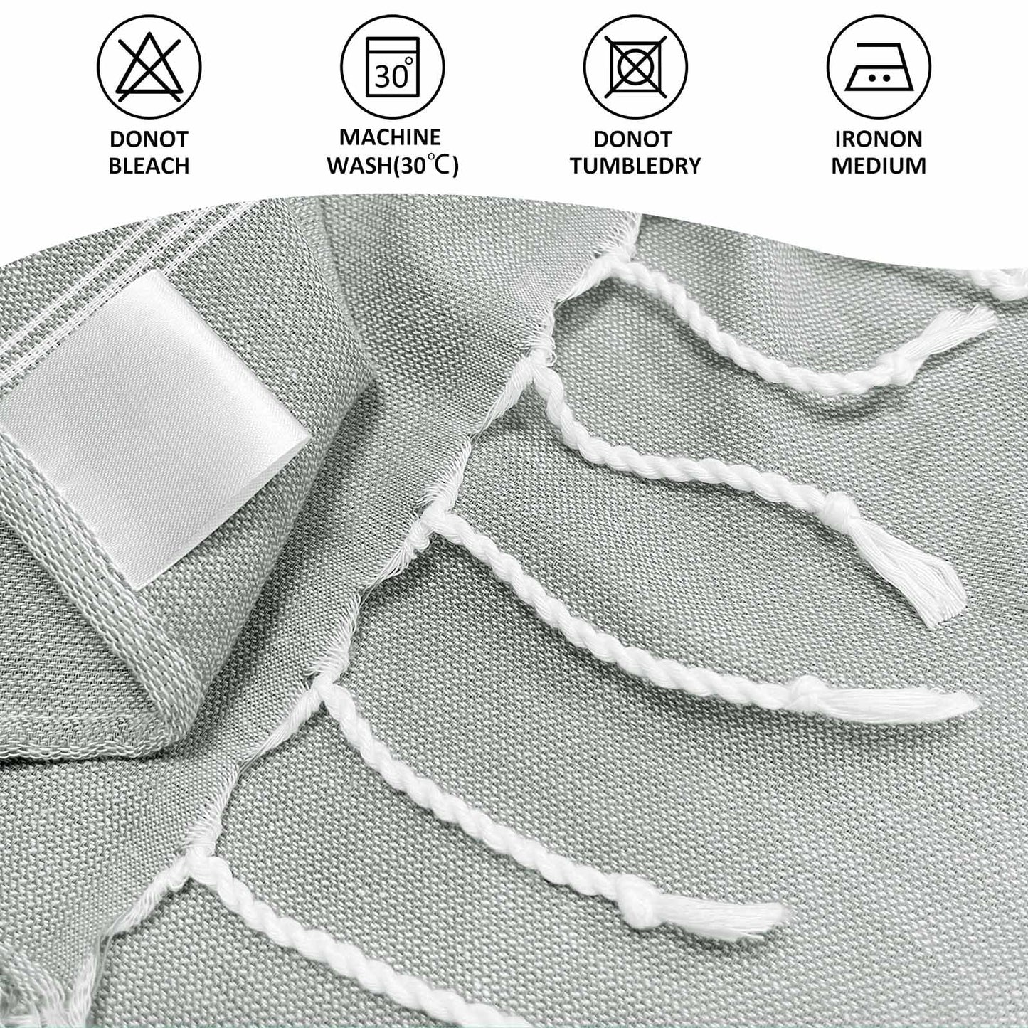 Ouxiaobai Turkish Beach Towel Oversized - 40"x70" Quick Dry Sand Free Thin Beach Towels for Adults, Extra Large Lightweigh Travel Towel(Grey)