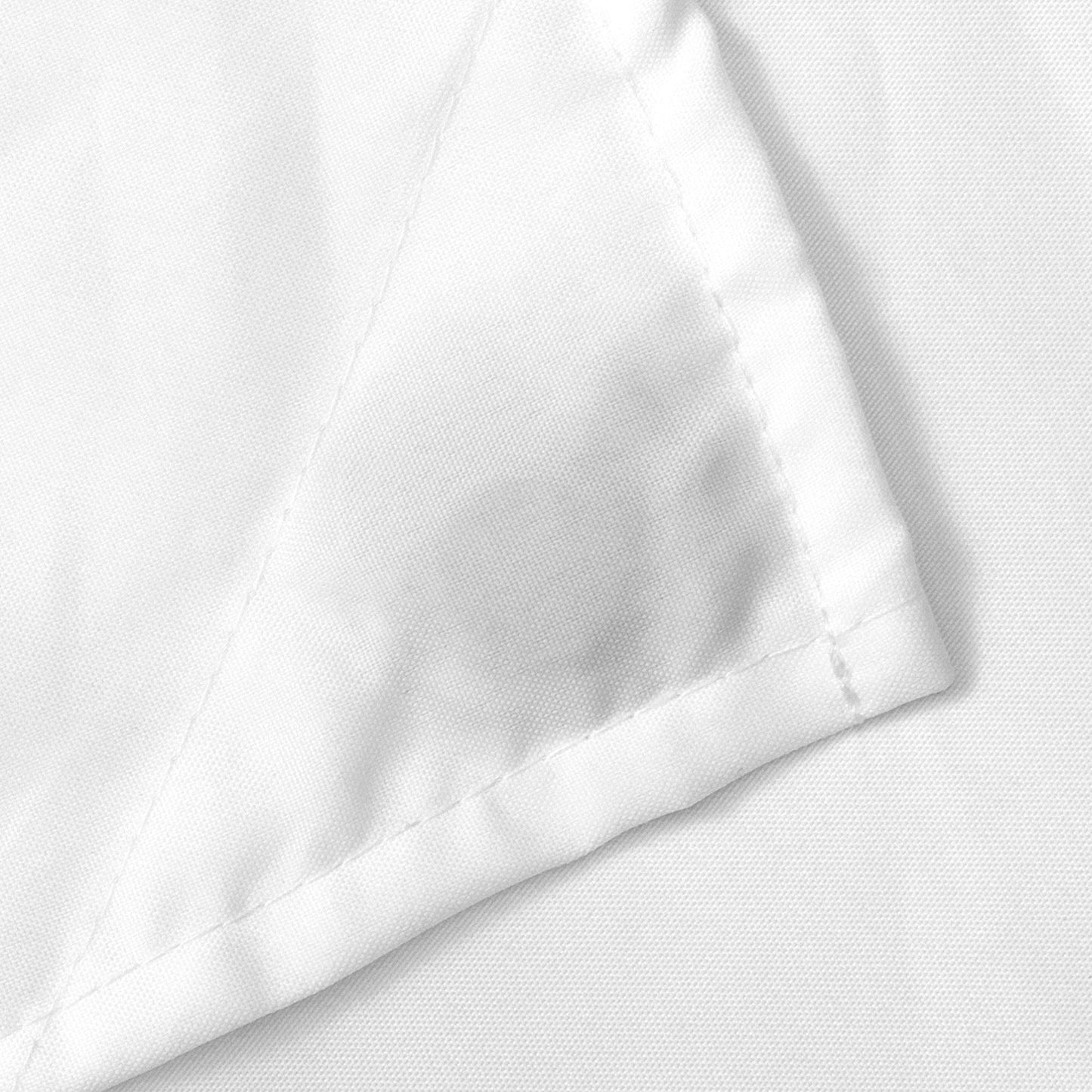 N&Y HOME Shower Curtain Liner Solid White with Magnets, Hotel Quality, Machine Washable,70 x 72 inches for Bathroom, Polyester Blend, 70"x72"