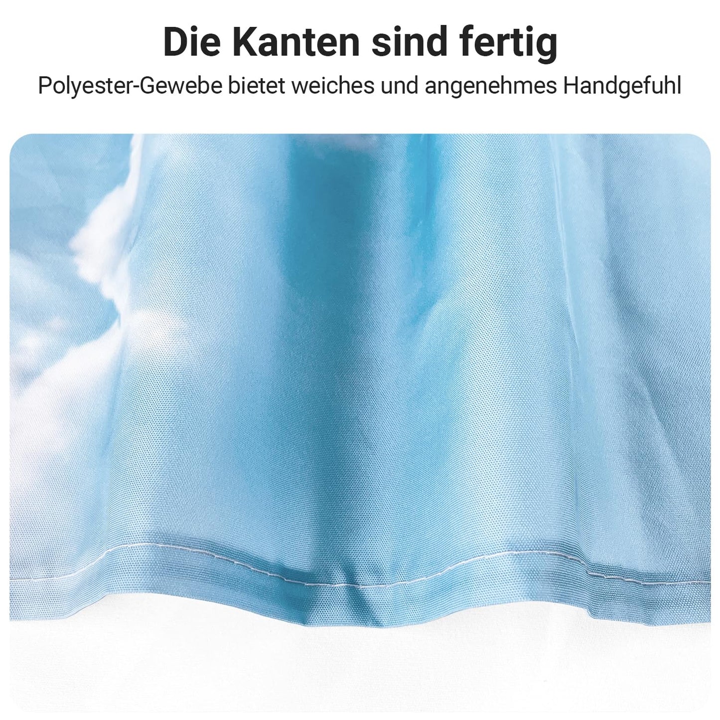 Lerores Shower Curtain 220 x 180 cm, Gravel Desert Anti-Mould Textile, Weighted Hem, Water-Repellent