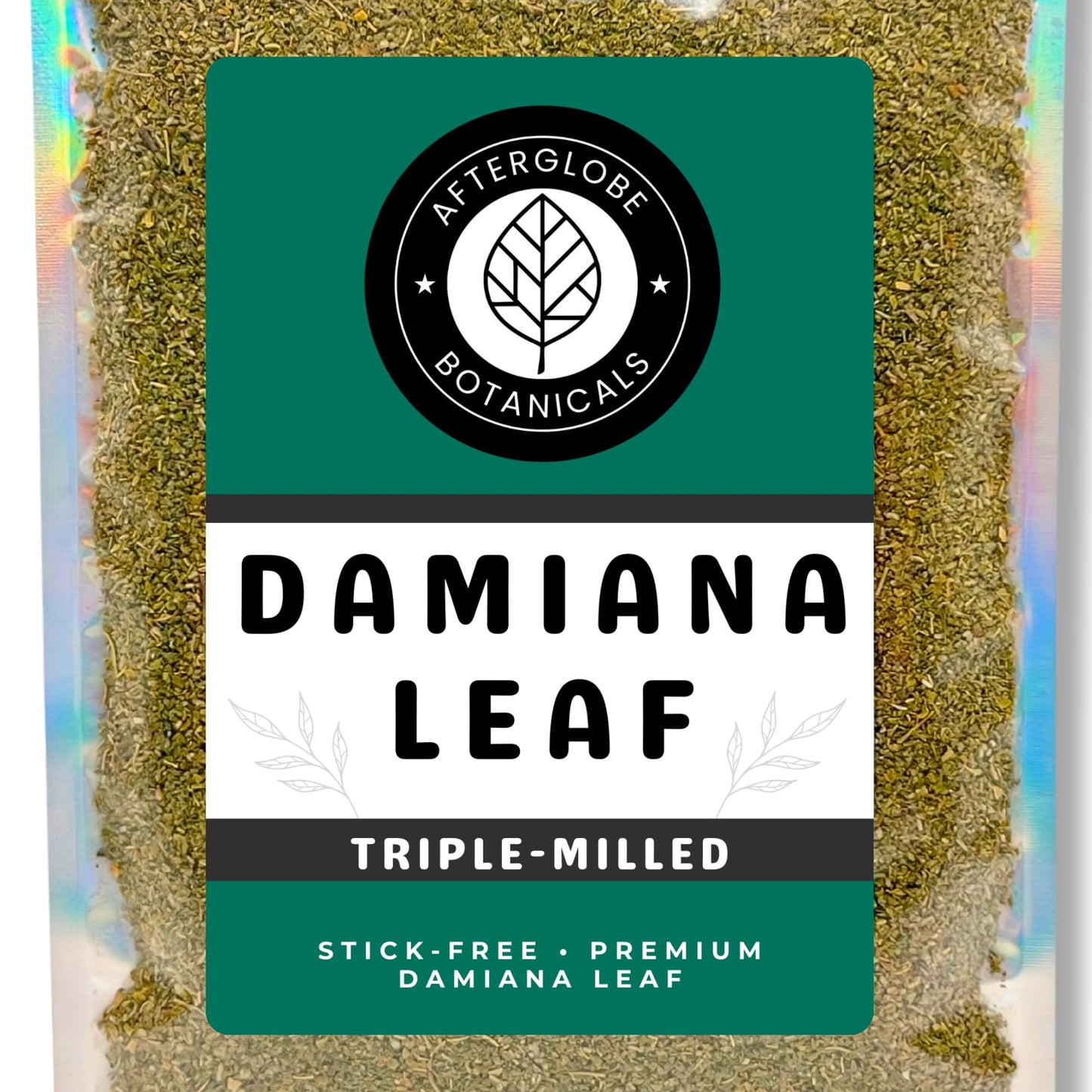 Smooth Damiana Leaf | Stick Free and Loose Leaf | Herbal Turnera Diffusa Infusion for Mood & Relaxation | Caffeine-Free Damiana Tea 50g