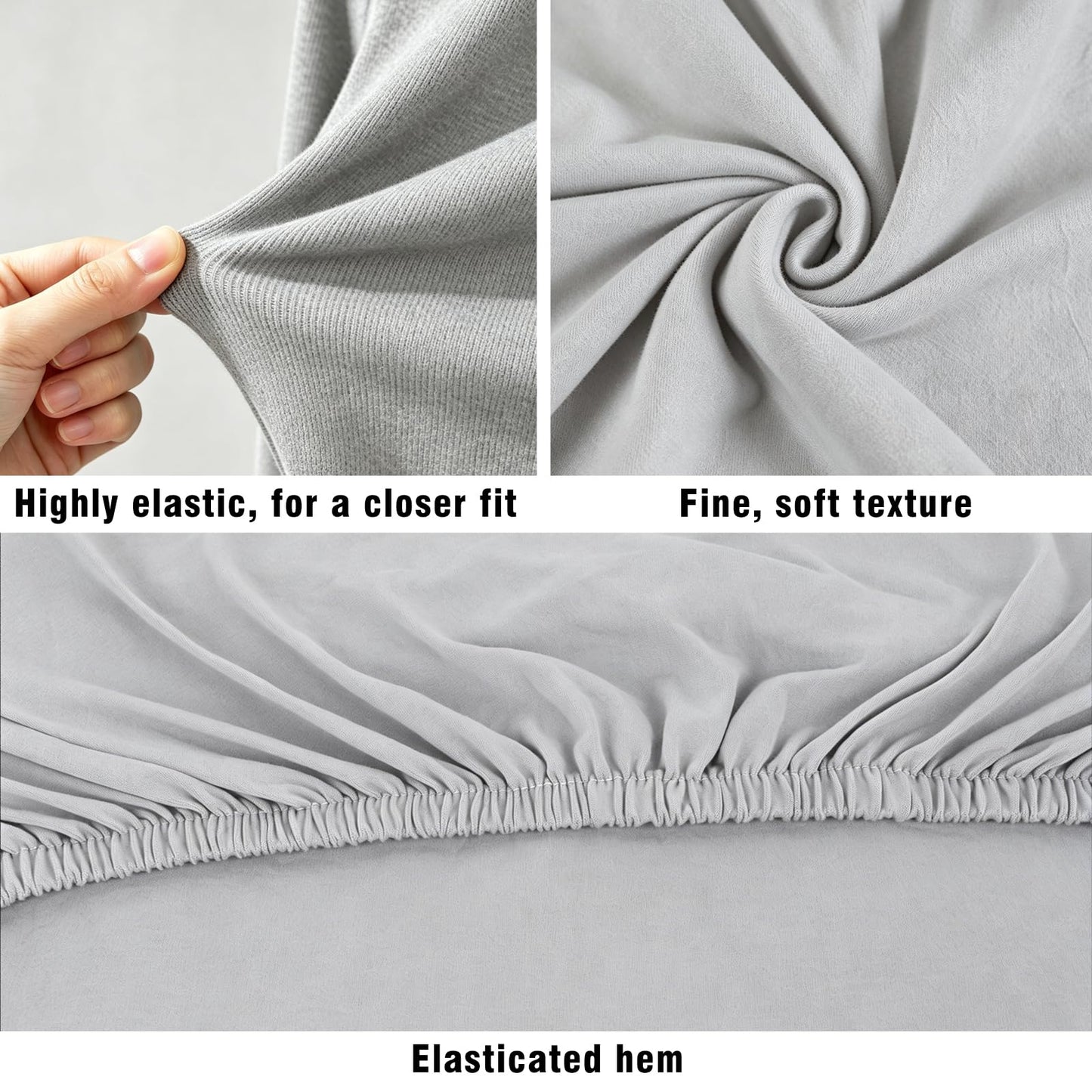 Stretch Headboard Cover, Bed Headboard Cover, Dustproof Headboard Wrap, All-Inclusive Bed Head Protector for Single/Double/King/Super King Bed
