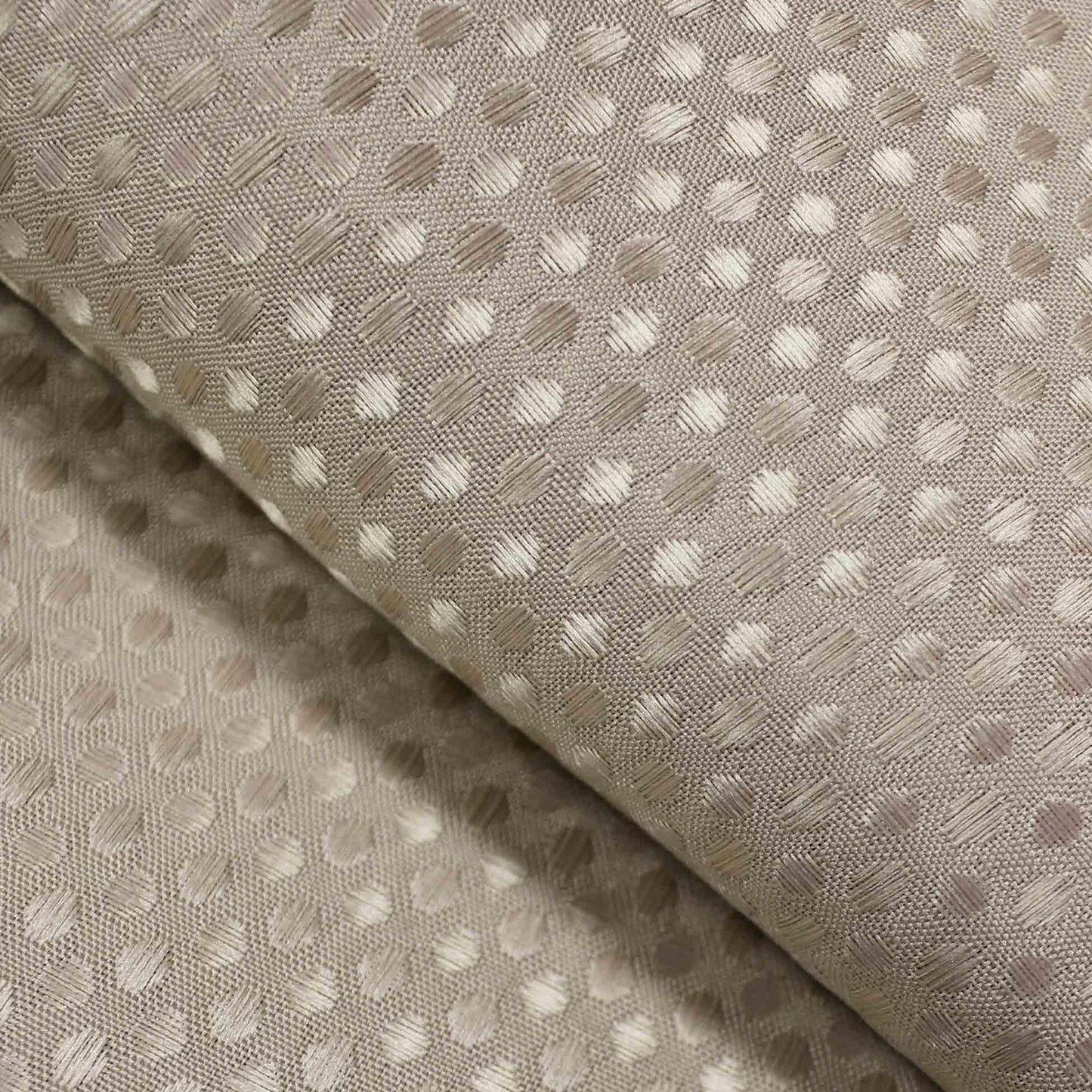 Douceur d'Intérieur Quartz Shower Curtain with Hooks 100% Polyester Taupe 180cm x 200cm