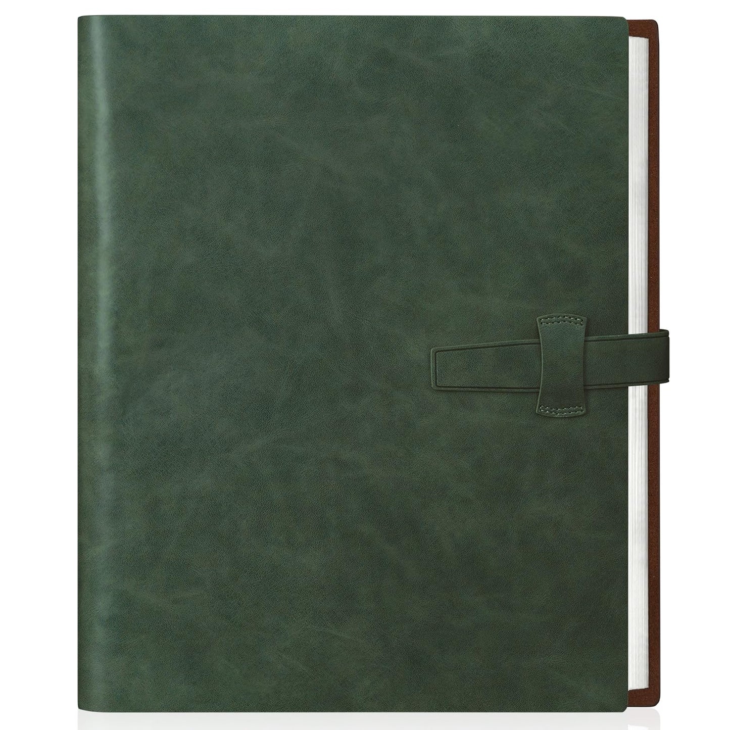 Miaikoe Photo Album 6x4 320 Photos, Leather Cover Album with 20PCS Kraft Writing Paper Scrapbook Holds 320 10x15cm Vertical Photos for Family Wedding