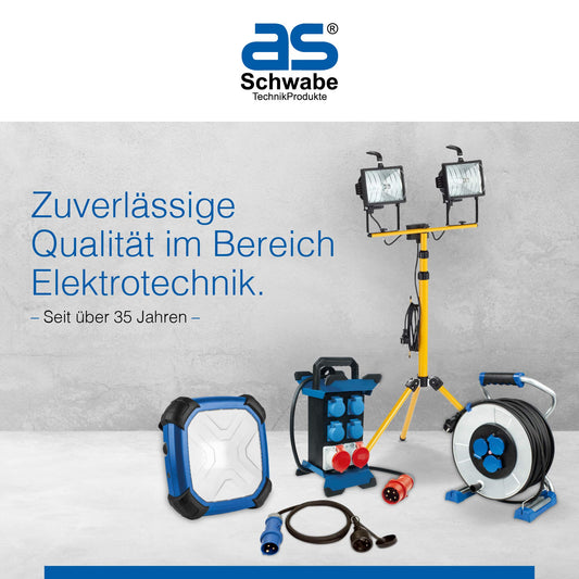 AS Schwabe Mixo Adapter/Power Splitter Versatile, Space-Saving, Universal, Mobile and Robust, 60526