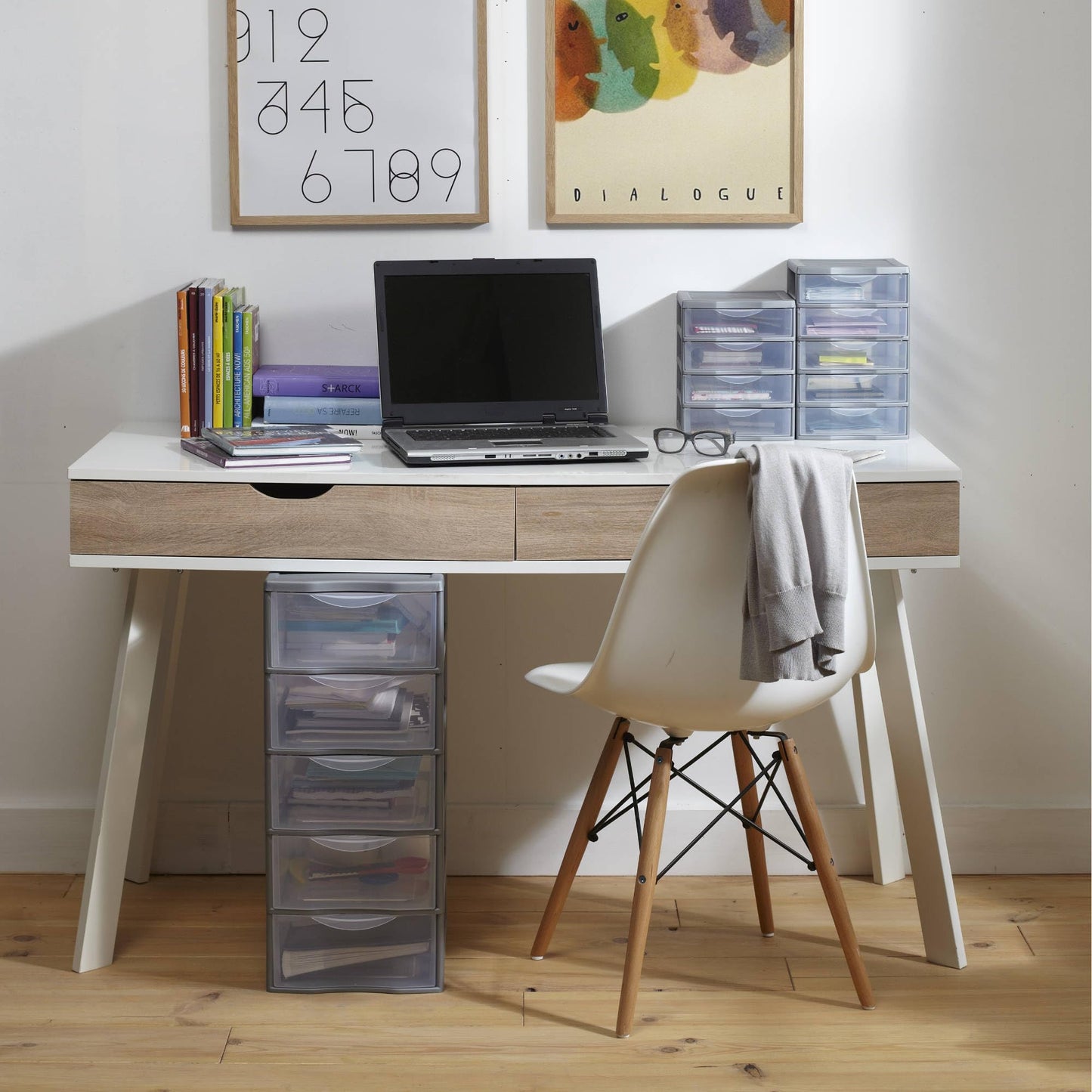 Sundis Orgamix A4 3 Drawers, Grey
