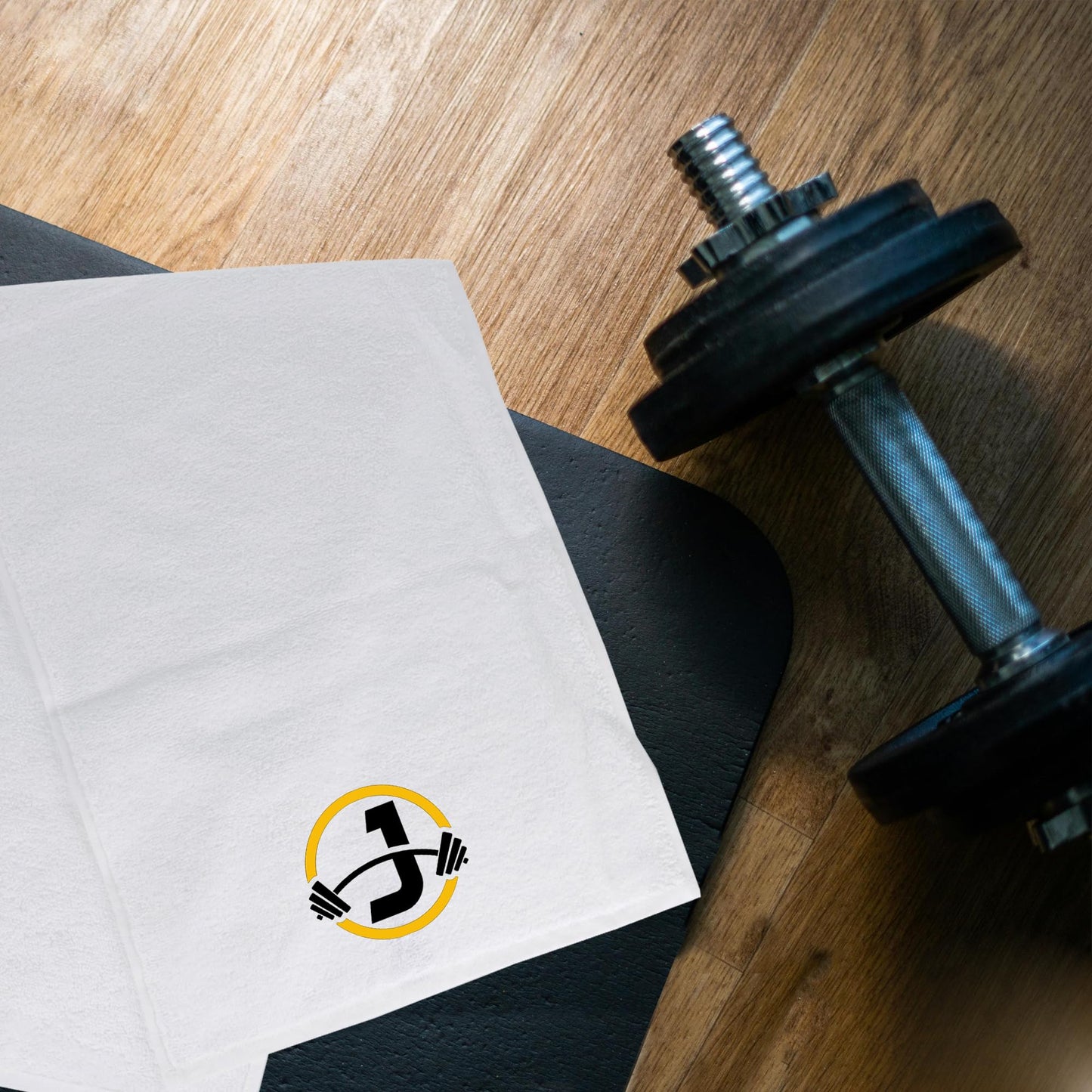 Always Looking Good Gym Towel with Monogrammed Embroidery Initial Gift for Men & Women, Training Accessory Gift