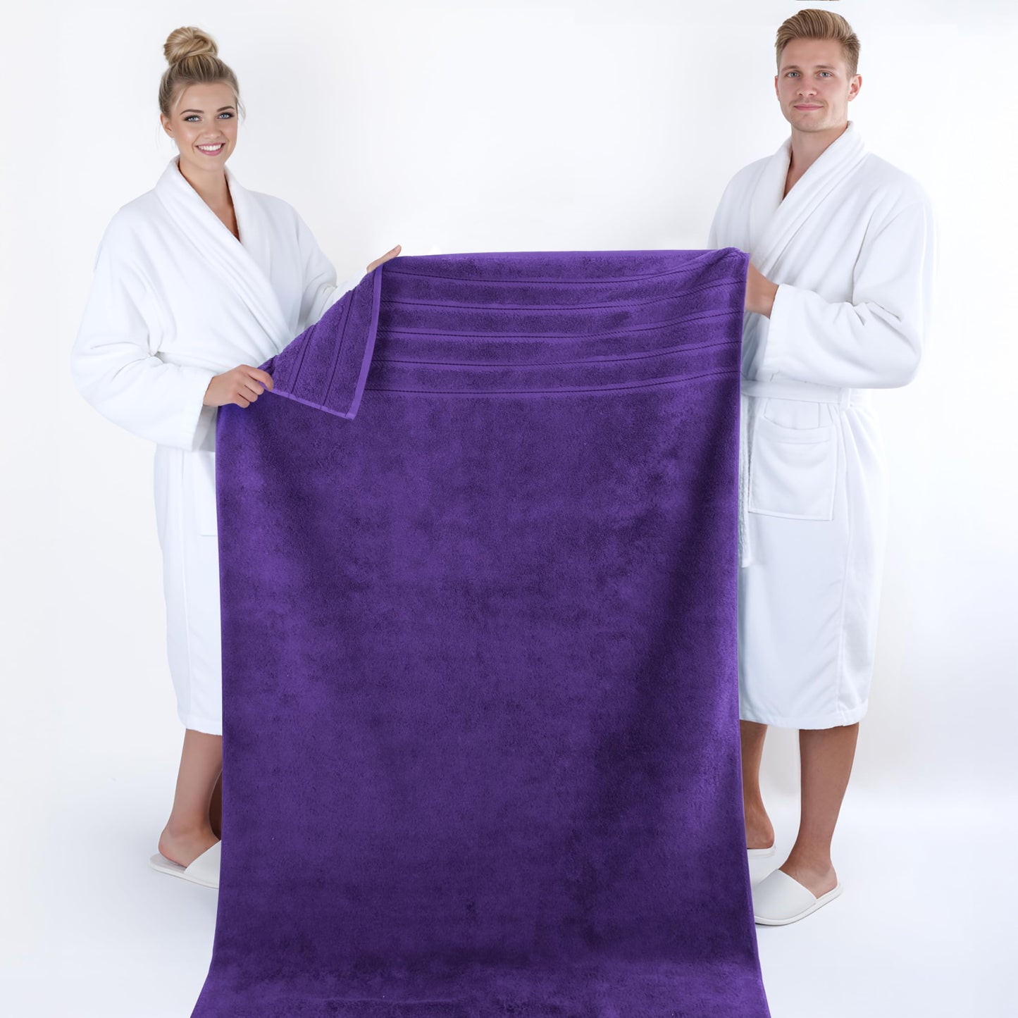 American Soft Linen 35x70 Jumbo Large Bath Towels, 100% Cotton Turkish Bath Sheet, Oversized Luxury Bath Towel Sheets for Bathroom Beach and Pool