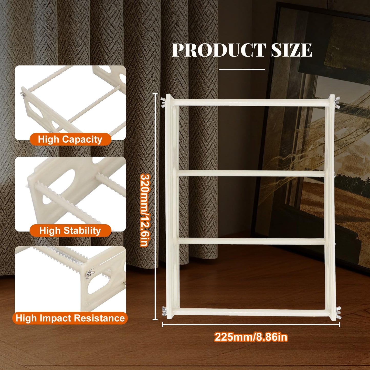 Topyond Record Drying Rack, Record Drying Rack, ABS