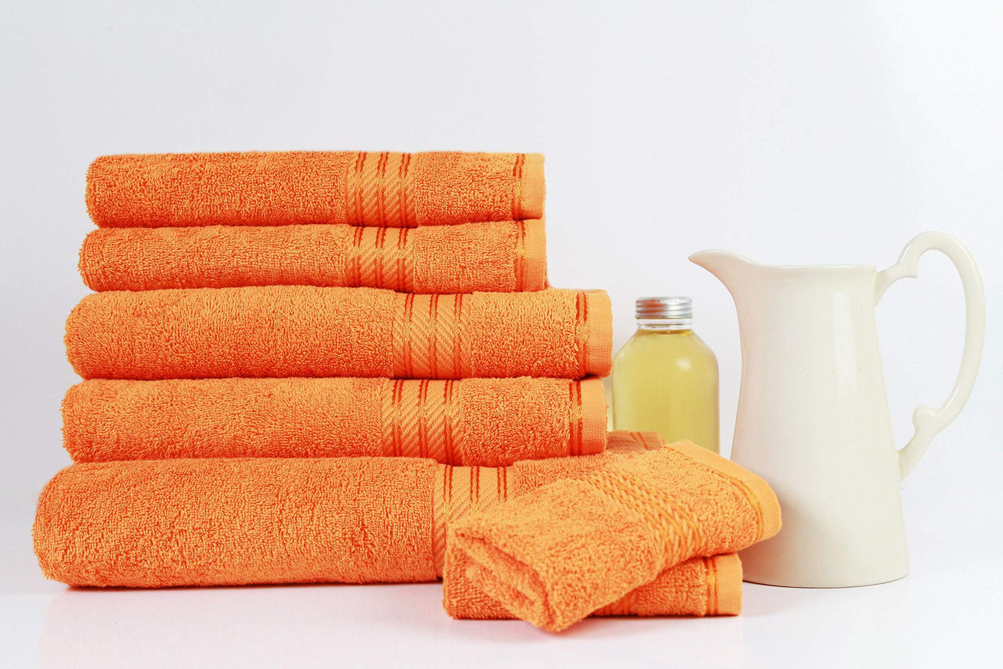 Bentley Priory Linens Hand Towels (2 PACK) for Bathroom Supreme Range 500GSM Egyptian Hotel Collection Super Soft 100% Cotton Pack of 2 Absorbent and