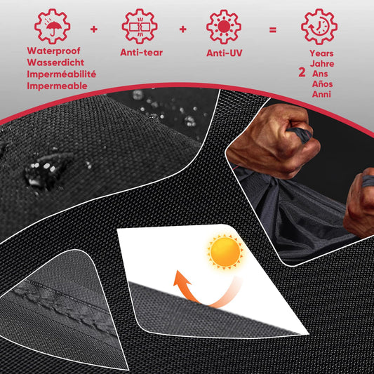 Turtle Life Garden Sofa Cover, Patio Outdoor Heavy Duty Durable UV&Water Resistant Anti-Fading Sofa Covers Lounge Sofa Cover with Air