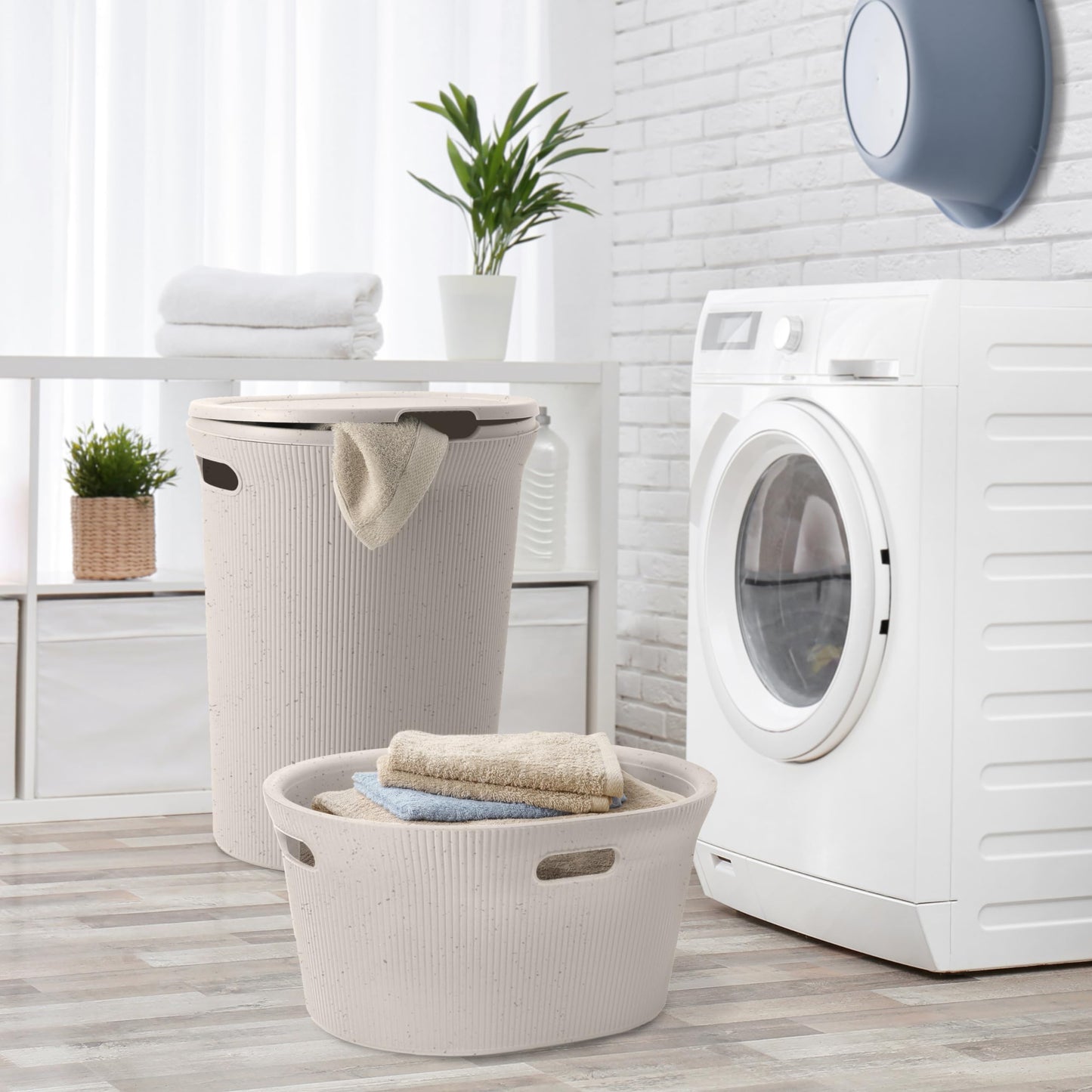 TATAY Laundry Basket Baobab 100% Recycled Plastic Polypropylene