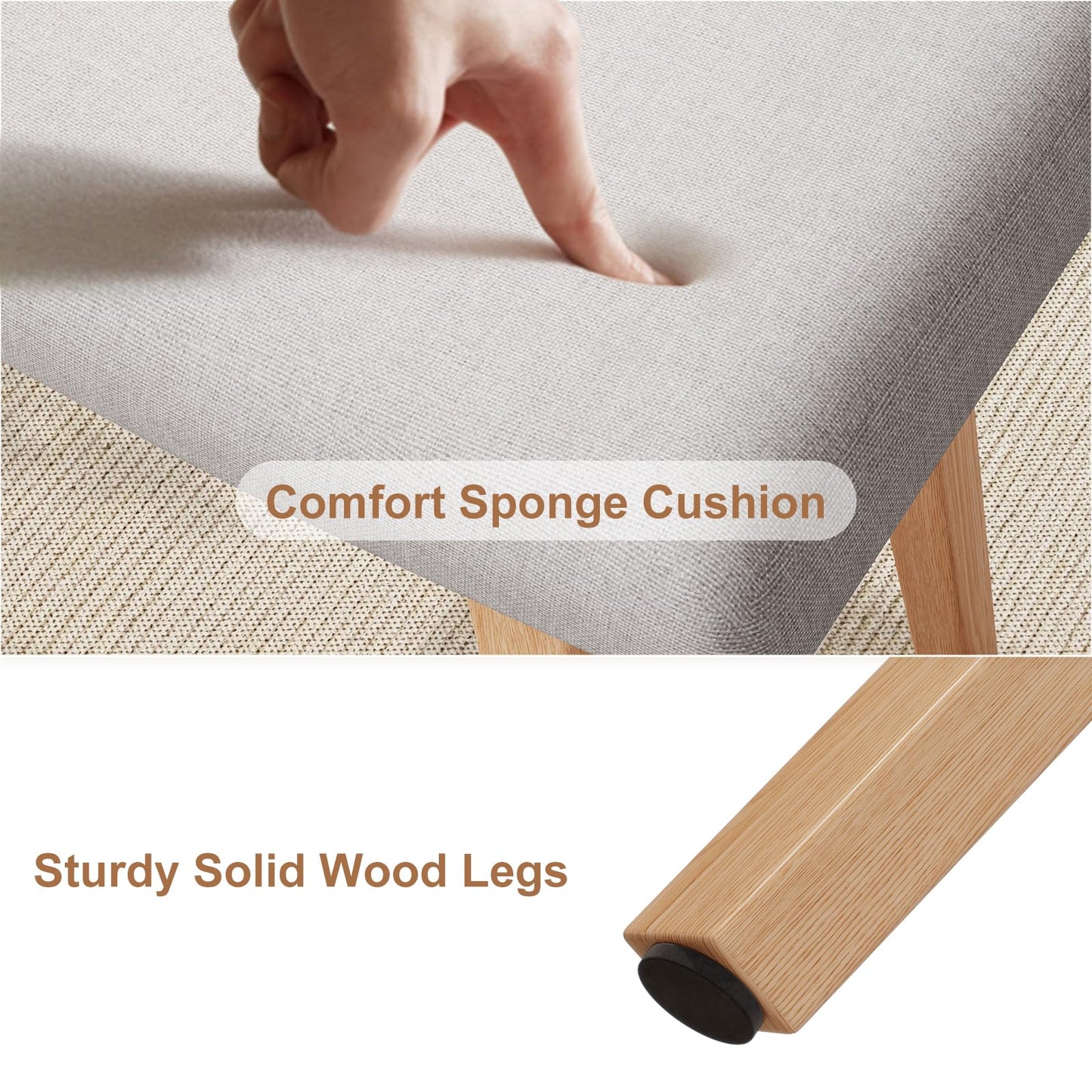 YQJJGL Dressing Table Stool Comfortable Vanity Stool Simple Padded Stool Chair for Makeup Desk Easy-To-Install Bedroom Chair Stool Suitable for