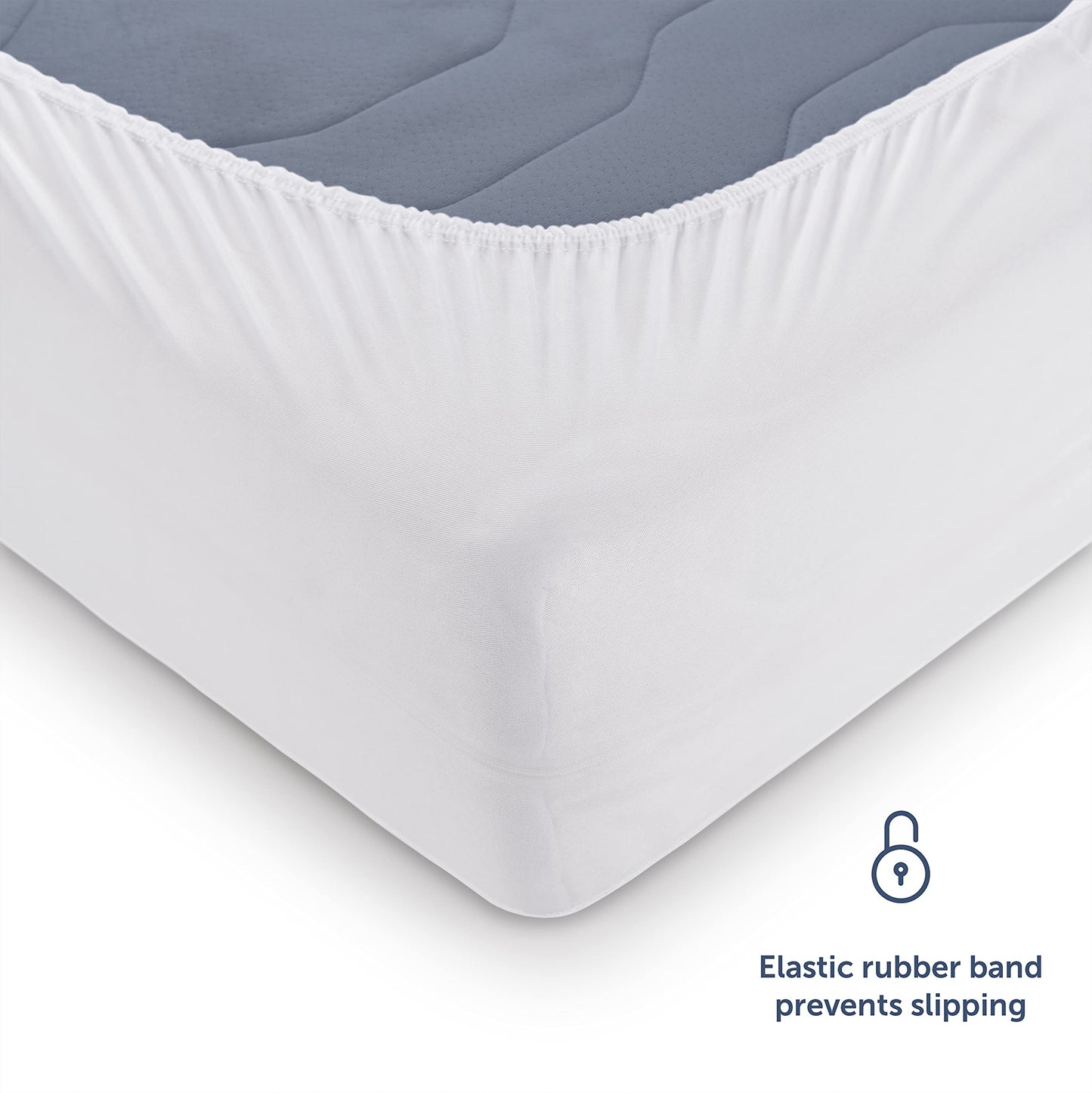 Blumtal QUILTED Super King Mattress Protector - Super Soft Padding, Extra Deep Mattress Protector, Protection against Bed Bugs - 180 x 200 x 40 cm
