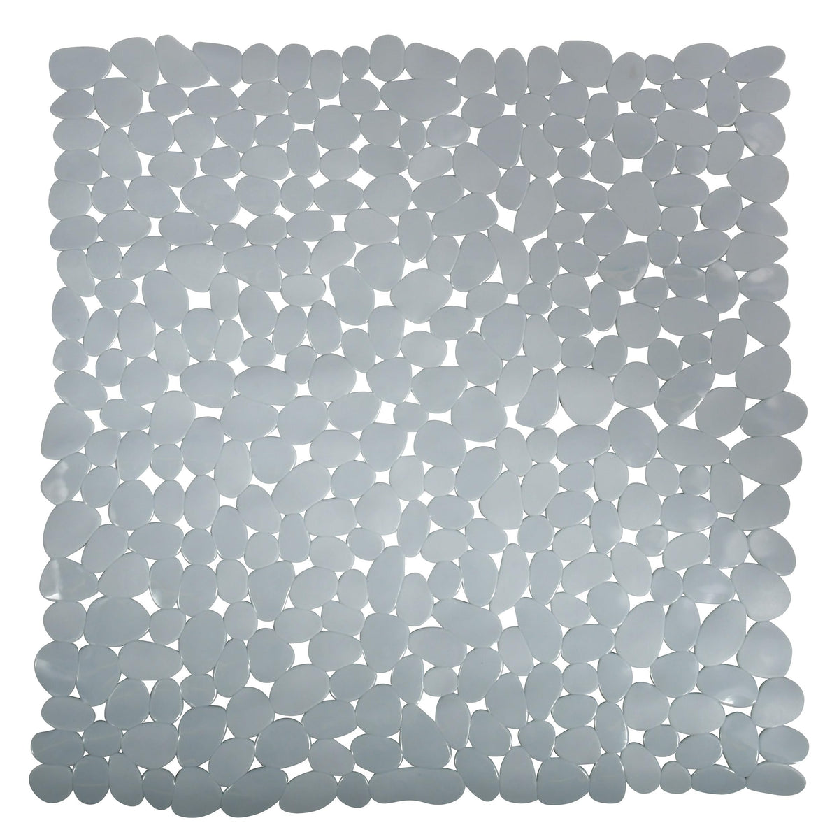 MSV "Pebbles Shower Mat, Grey, 53 x 53 cm