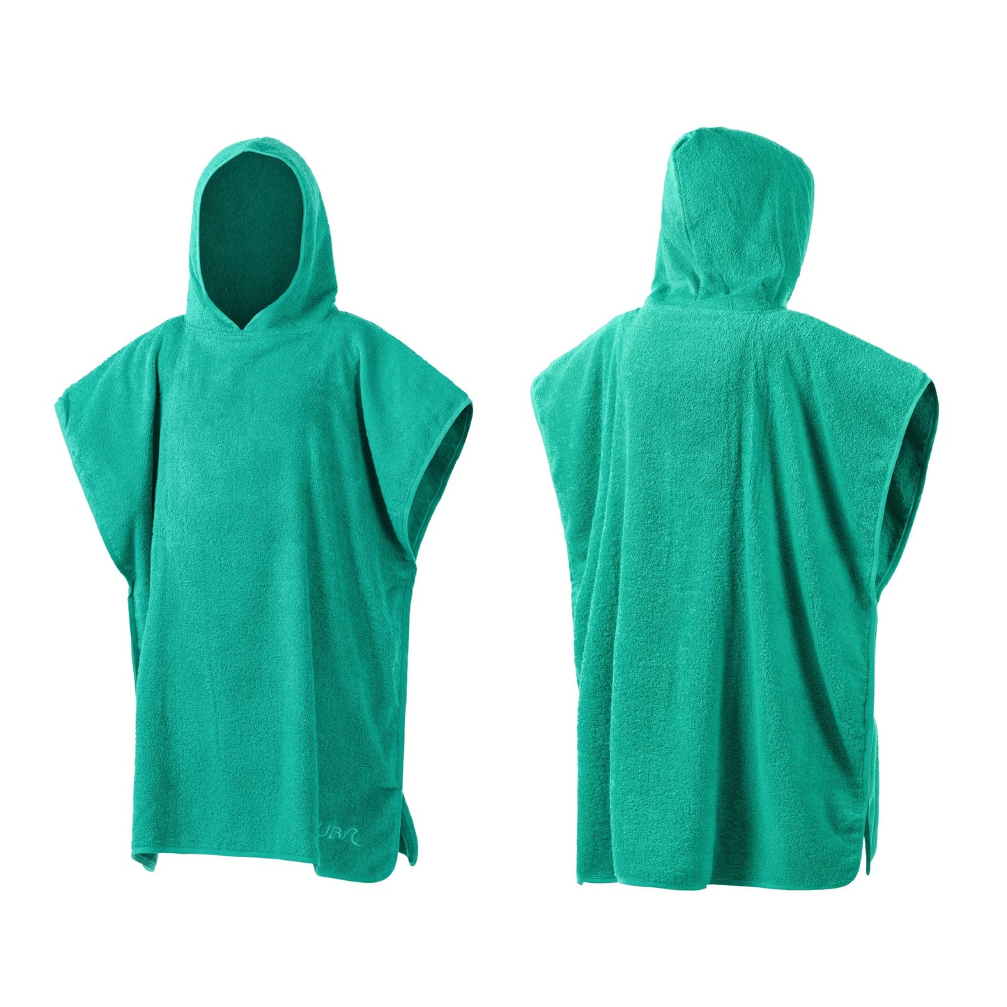 Urban Beach Kids Towel Poncho, Eco-Friendly, Ultra-Soft, Quick-Dry, Sun Protection at the Beach, Age 6-12, Green