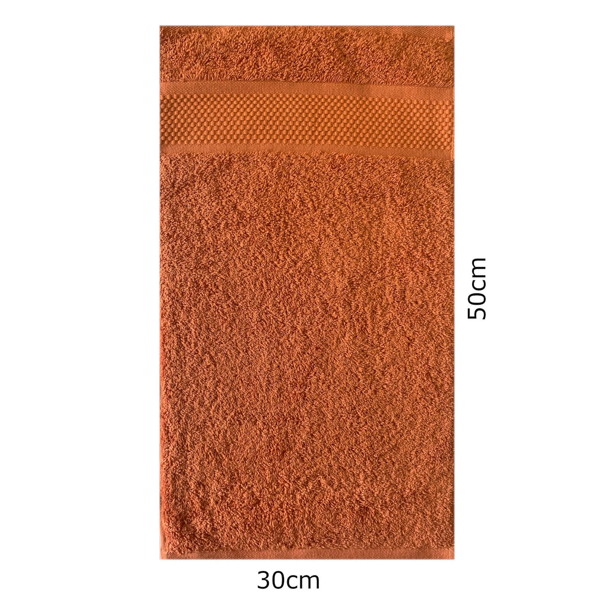 Sue Rossi Guest Towels 30 x 50cm Set Of 2, Organic Turkish Combed Cotton, 600gsm Thick, Soft & Absorbent Bathroom Or Kitchen Small Hand Towel