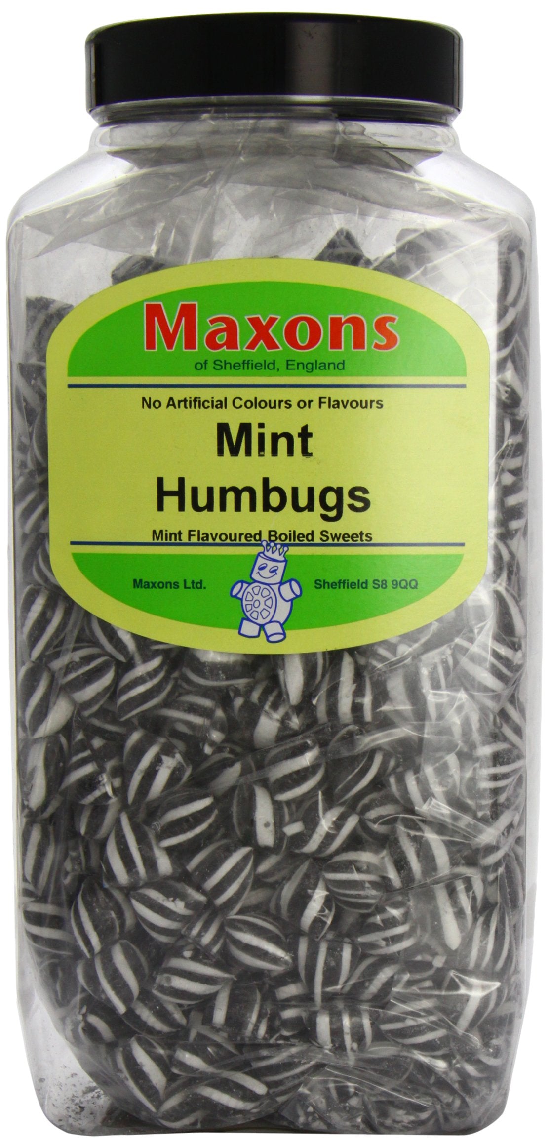 Maxons Black and White Humbugs Jar 3.4 Kg