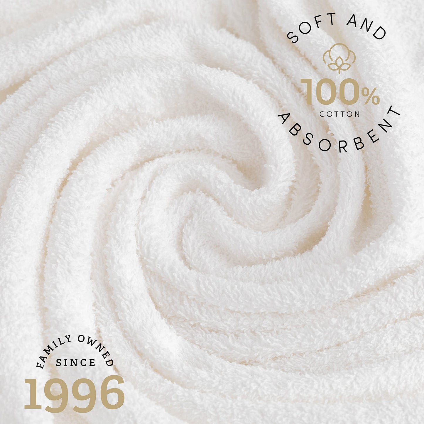 Boca Terry Chaise Lounge Cover - Cotton Terry Cloth Beach Chair Towel - Fitted Beach Towel, White