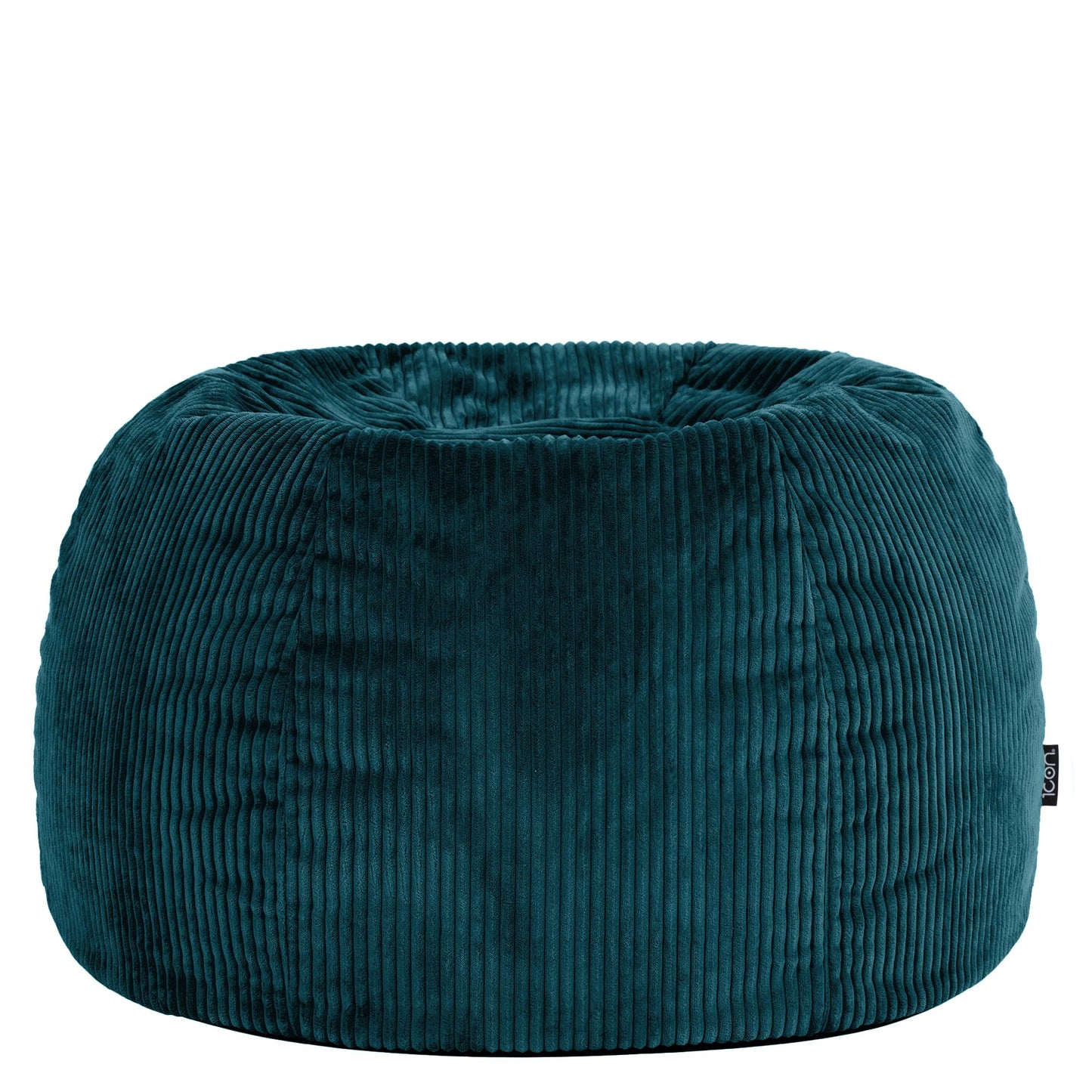 icon Kingston Cord Bean Bag with Filling Included, Teal