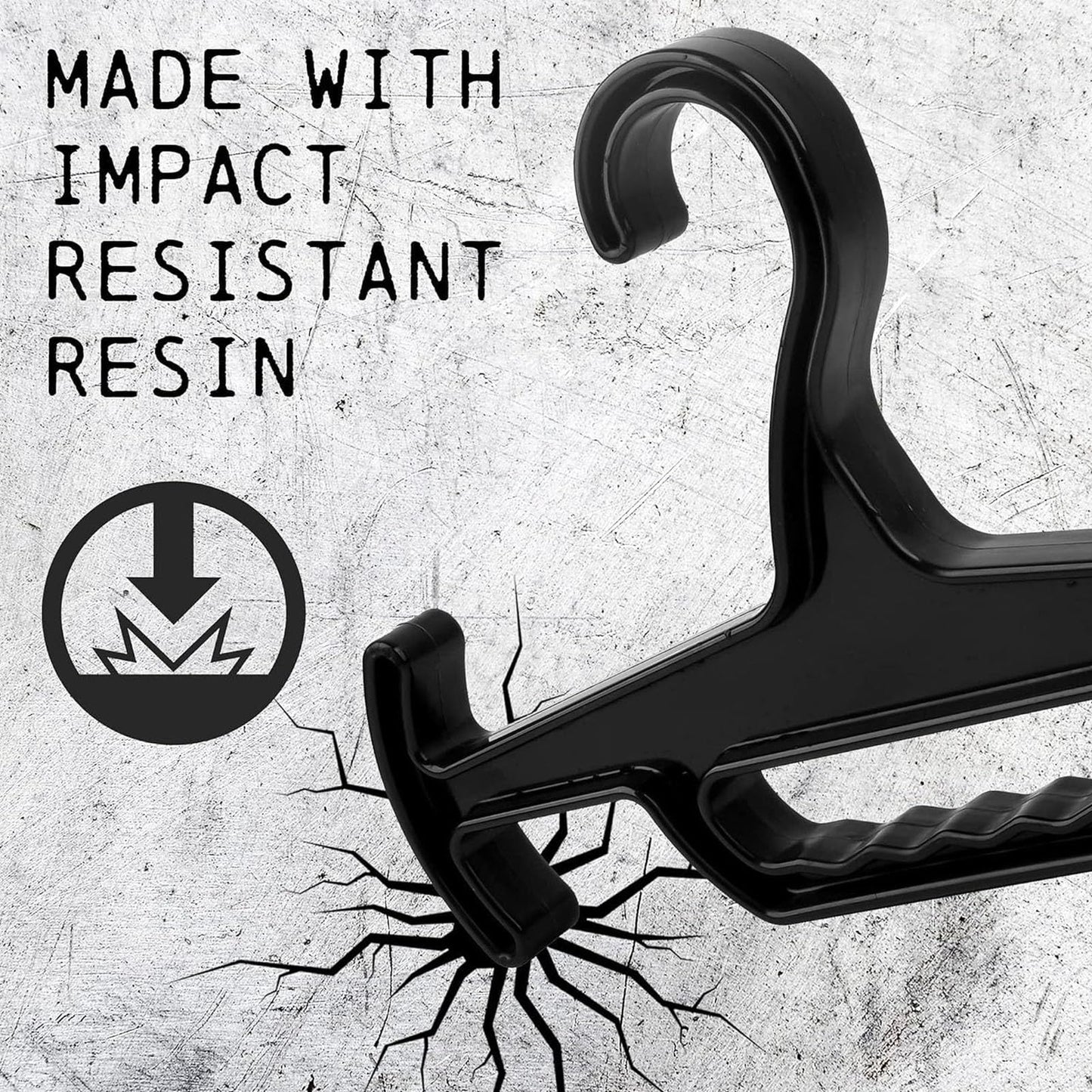 Heavy Duty Hanger,Heavy Duty ABS Clothes Hangers, Multi Purpose High Load Bearing Clothing Hanger for Tactical Gear