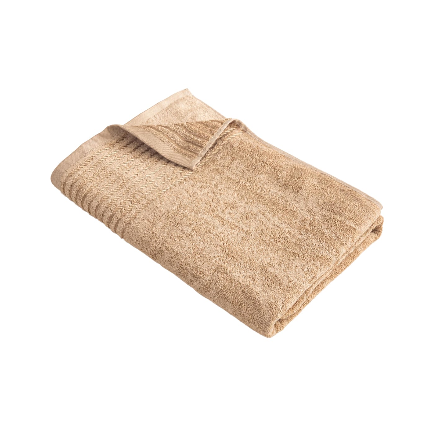 CUBE HOME Luxury 100% Bamboo Bath Towel - 90 x 180 cm - Natural Bamboo, Highly Absorbent, Quick Dry and Hypoallergenic (Latte Beige)