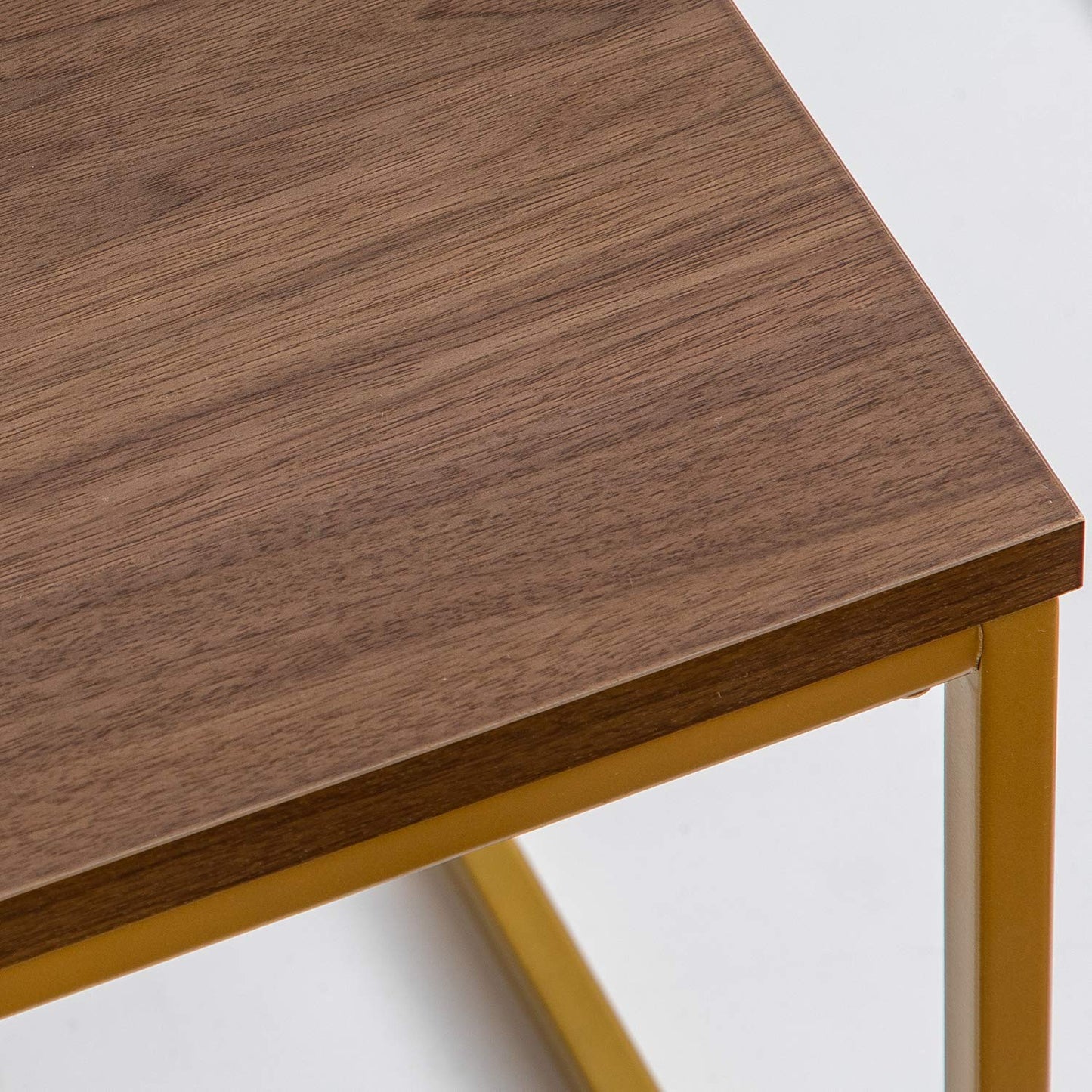 ASPECT Regis Coffee Table/Side Table (Walnut/Gold, 110x60x41(H) cm), CFT49WN/G
