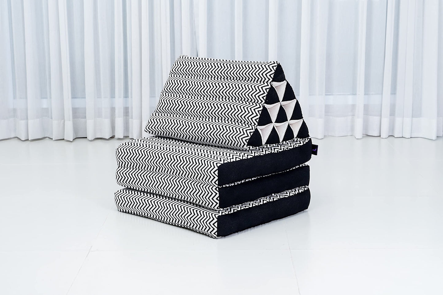 Leewadee Thai Foldable Floor Mat 170 x 53 cm Kapok with Backrest