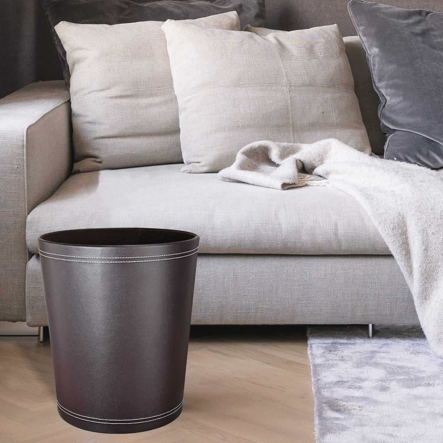 GORESE Office Trash Can - Trash Can Wastebasket,Garbage Container Bin for Storing and Holding Waste in Bathroom, Kitchen, Home Office