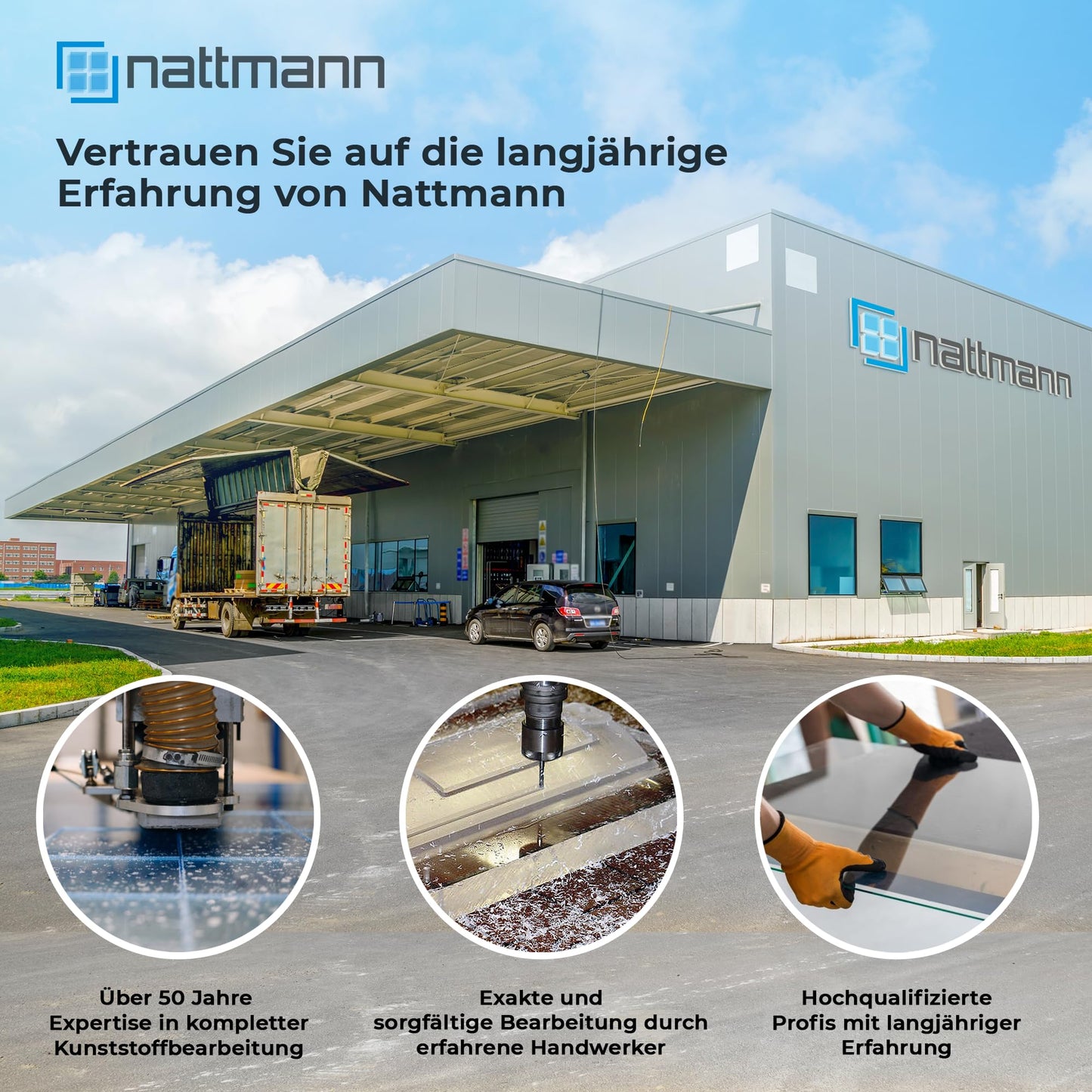 nattmann Plexiglas® GS coloured, 3 mm, versatile, shatterproof acrylic glass plate for light objects and more, brand quality in 12 x 25 cm