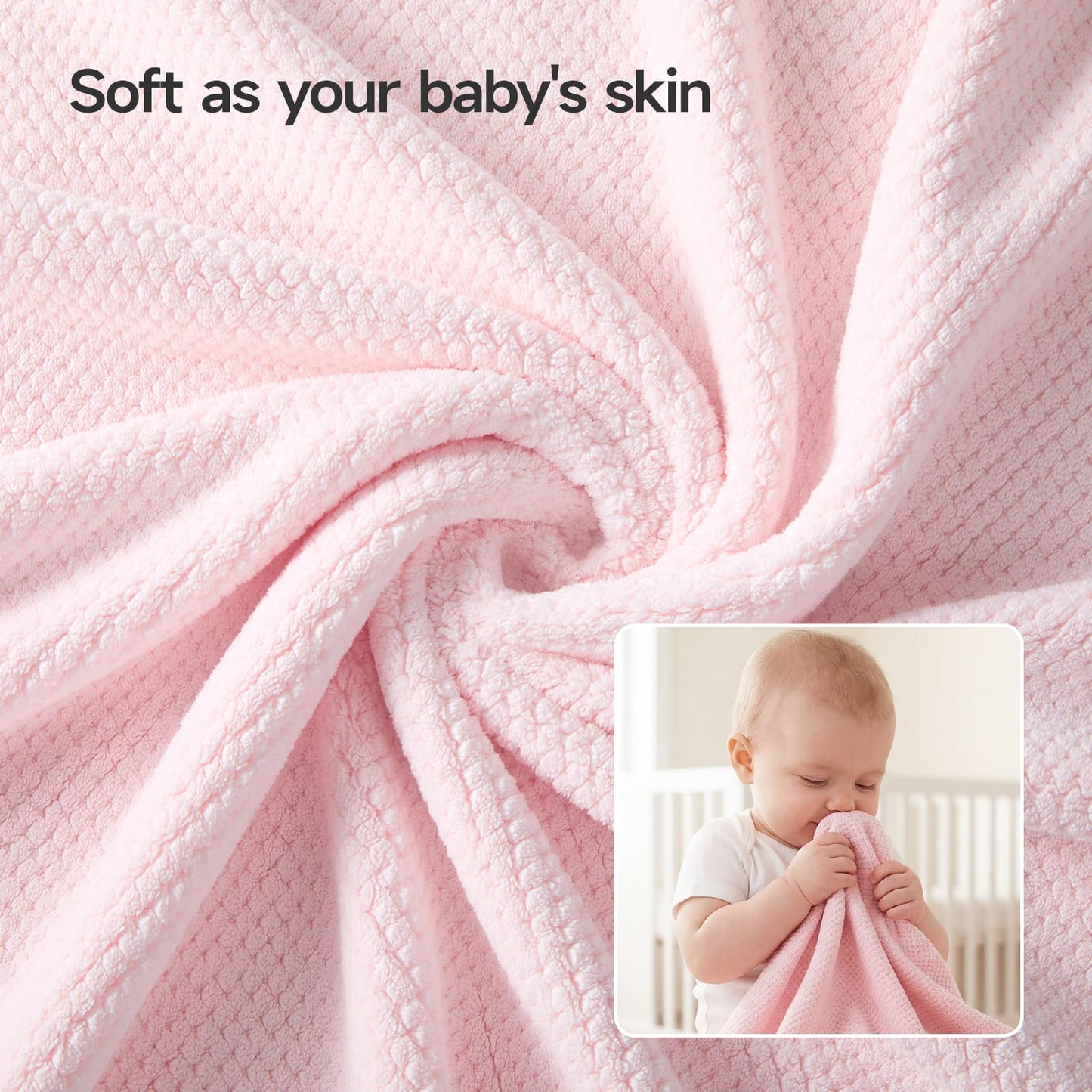 REDKISS 6 Pack Microfibre Towels set-450g/m²,Super Absorbent Towel for Bath